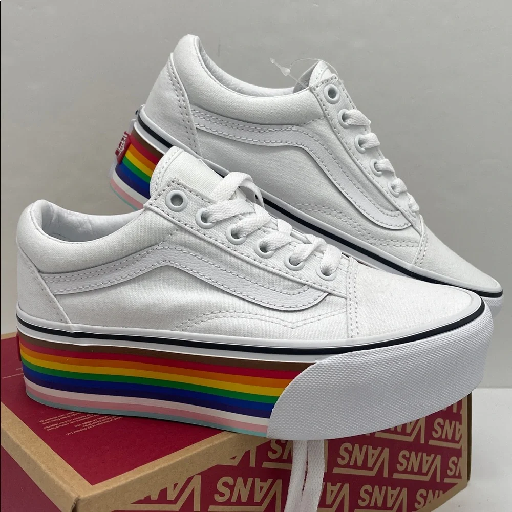 Vans vibrant rainbow
